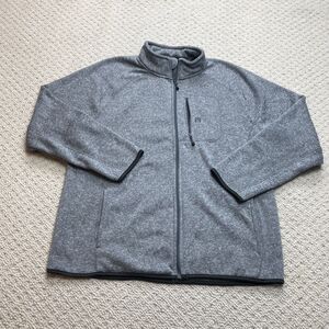 Avalanche Outdoor Supply Company Jacket Mens XL Heather Gray Full Zip Sweatshirt